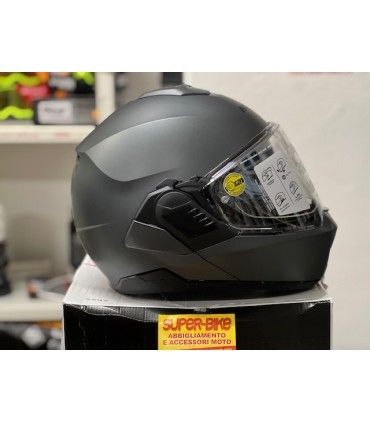 Casco modulare Nolan N120.1 Classic N-Com grigio opaco