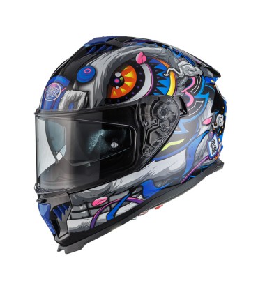 Helm Premier Typhoon LY 18 blau