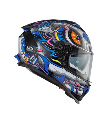 Casco Premier Typhoon LY 18 blu