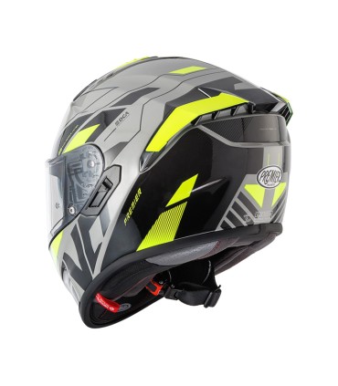 Casque Premier Evoluzione PR 11 gris jaune