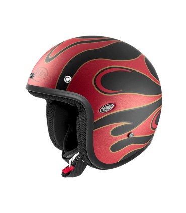 Casque jet Premier Classic FR 2 Bm rouge