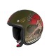 Casco jet Premier Classic Pin Up Mili Bm