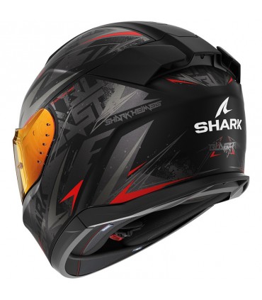 Shark D-Skwal 3 Blast-R Mat black red helmet