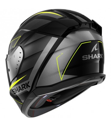 Casque intégral Shark D-Skwal 3 Sizler anthracite jaune