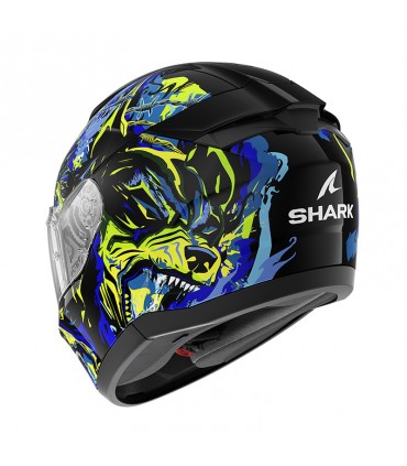 Casco integrale Shark Ridill 2 Racing Beast blu