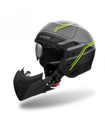 Casco Airoh J110 Command Slim giallo