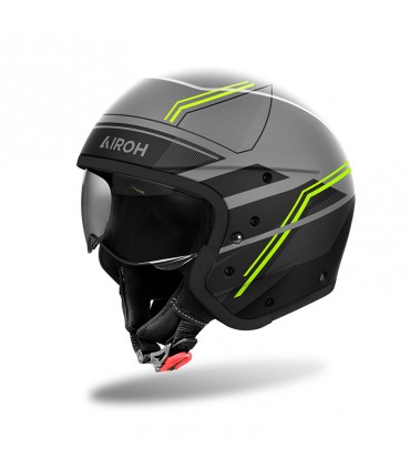 Casque Airoh J110 Command Slim jaune