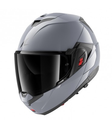 Casco modulare Shark Oxo Dark Shadow grigio