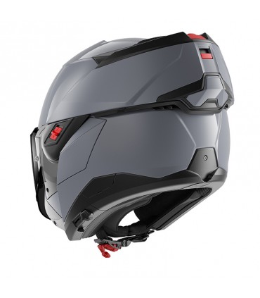 Casque modulaire Shark Oxo Dark Shadow gris