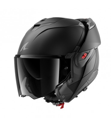 Casco modulare Shark Oxo Dark Shadow Mat nero