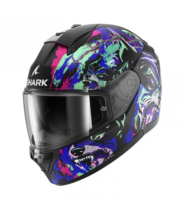 Casco integrale Shark Ridill 2 Racing Beast mat nero