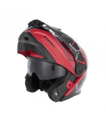 Casco modulare Acerbis Rider rosso