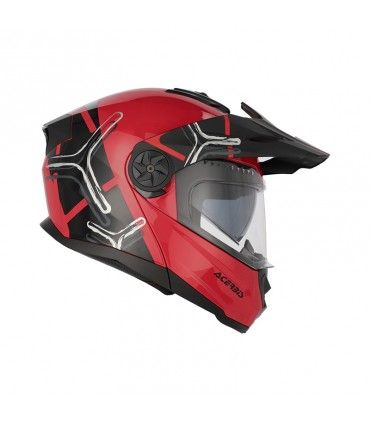 Casque modulaire Acerbis Rider rouge