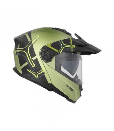 Casque modulaire Acerbis Rider vert