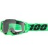 Maschera motocross enduro 100% Armega Anza verde lente chiara