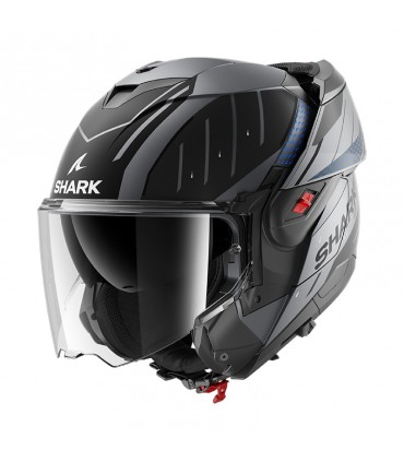 Casque modulaire Shark Oxo Rydger Mat anthracite