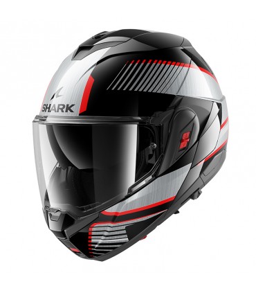 Casco modulare Shark Oxo Sikter nero rosso