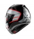 Casque modulaire Shark Oxo Sikter noir rouge