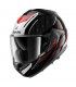 Casque modulaire Shark Oxo Rydger noir rouge