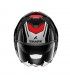 Casco modulare Shark Oxo Rydger nero rosso