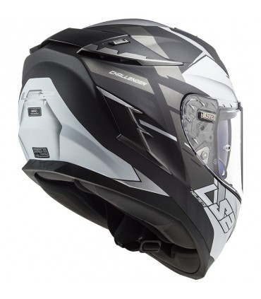 LS2 FF327 Challenger Allert titan matt helmet