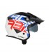 Casco Jet Acerbis Aria 22.06 Graphic blu rosso