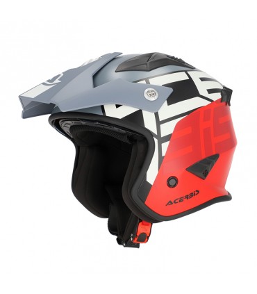 Casque Jet Acerbis Aria 22.06 Graphic gris