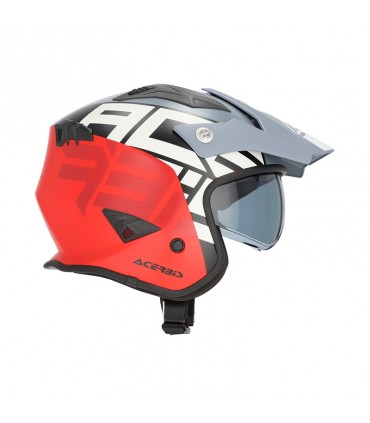 Casco Jet Acerbis Aria 22.06 Graphic grigio