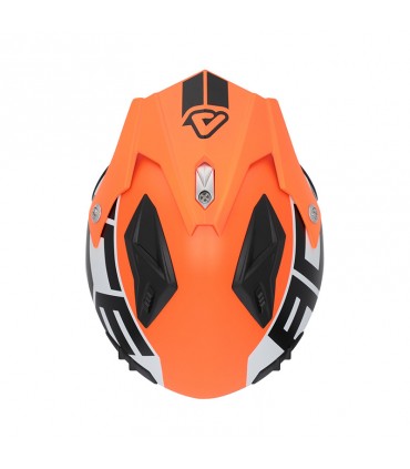 Casco Jet Acerbis Aria 22.06 Graphic arancione