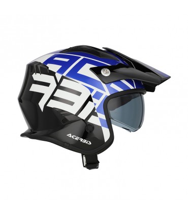 Casco Jet Acerbis Aria 22.06 Graphic blu