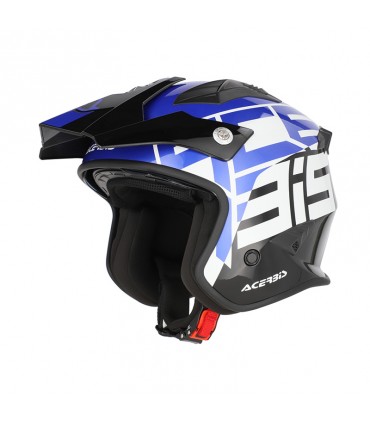 Casco Jet Acerbis Aria 22.06 Graphic blu