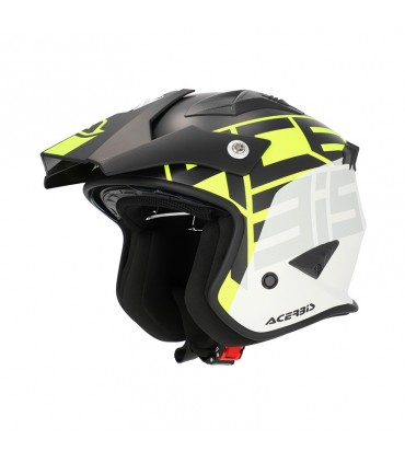 Casco Jet Acerbis Aria 22.06 Graphic giallo