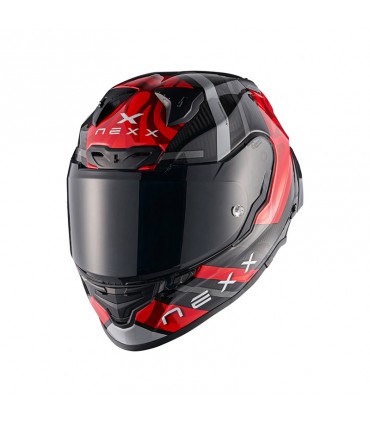 Casco moto Nexx X.R3R Swirl rosso