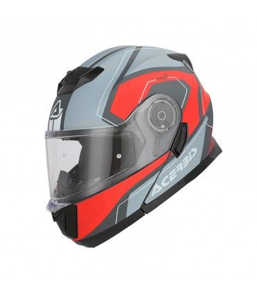 Casco Acerbis Serel grigio rosso