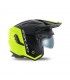 Casco jet Ufo Sheratan nero giallo