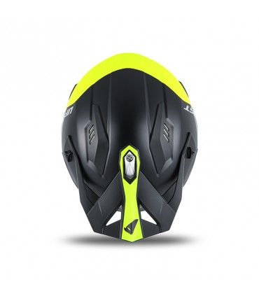 Casco jet Ufo Sheratan nero giallo