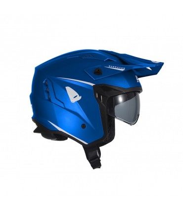 Casco jet Ufo Sheratan blu