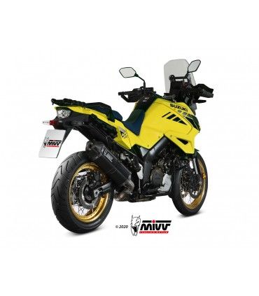 Mivv Speed Edge inox noir Suzuki V-Strom 1050 (2020-24)