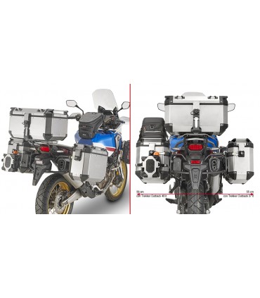 Givi Pl1161cam For MONOKEY® Suitcases Cam-side Trekker Outback HONDA CRF1000L Africa Twin (2018-2019)