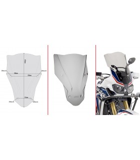 Givi D1144s HONDA CRF1000L Africa Twin (16-19)