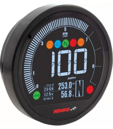 Koso DL-04 Multifunction Meter Harley-Davidson