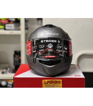 Casco Ls2 FF908 Strobe 2 titanio opaco