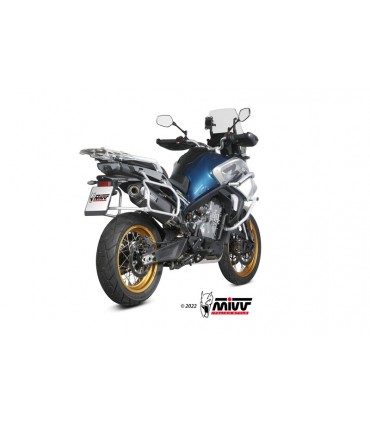 Mivv Speed Edge inox noir CF Moto 800 MT (2022-24)