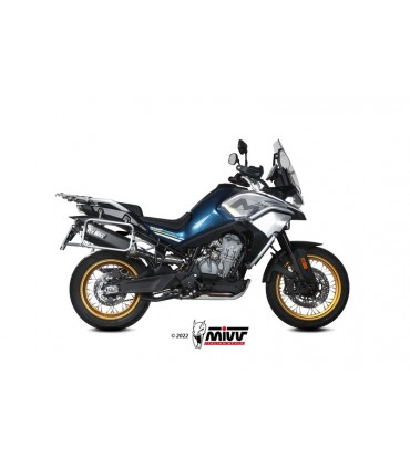 Mivv Speed Edge inox noir CF Moto 800 MT (2022-24)