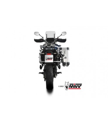 Mivv Speed Edge inox noir CF Moto 800 MT (2022-24)