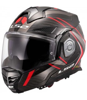 Casco LS2 FF901 Advant X Future 2 carbon rosso