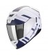 Casco Scorpion Exo-520 Evo Air Banshee bianco blu viola