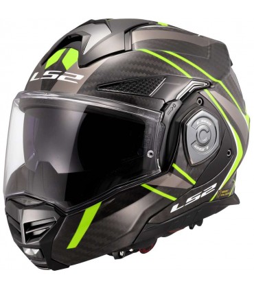 Casco LS2 FF901 Advant X Future 2 carbon giallo