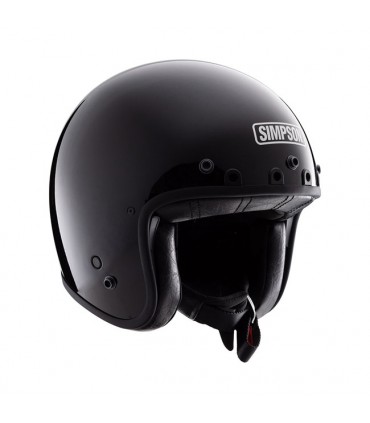 Casque jet moto Simpson Chopper noir