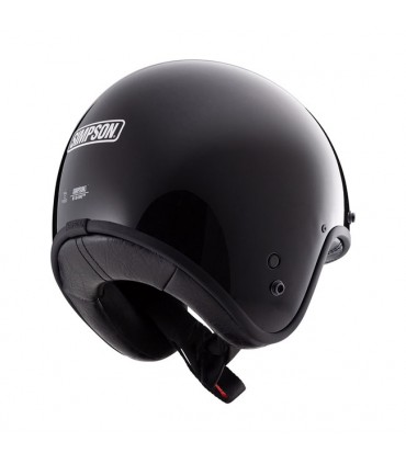 Casque jet moto Simpson Chopper noir